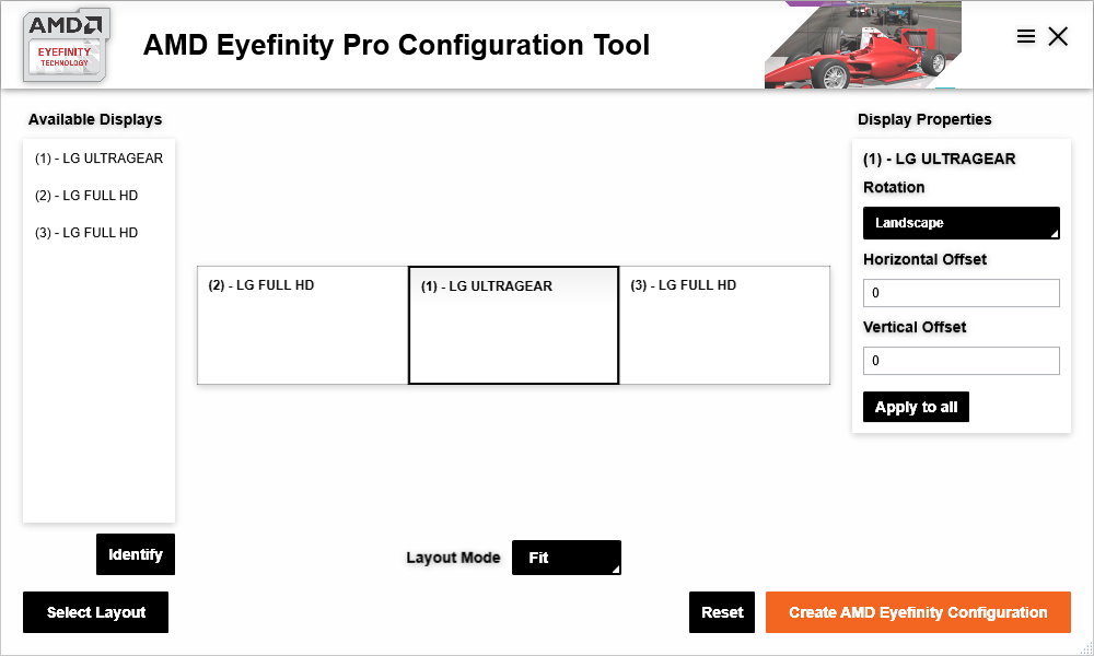 Eyefinity Pro tool