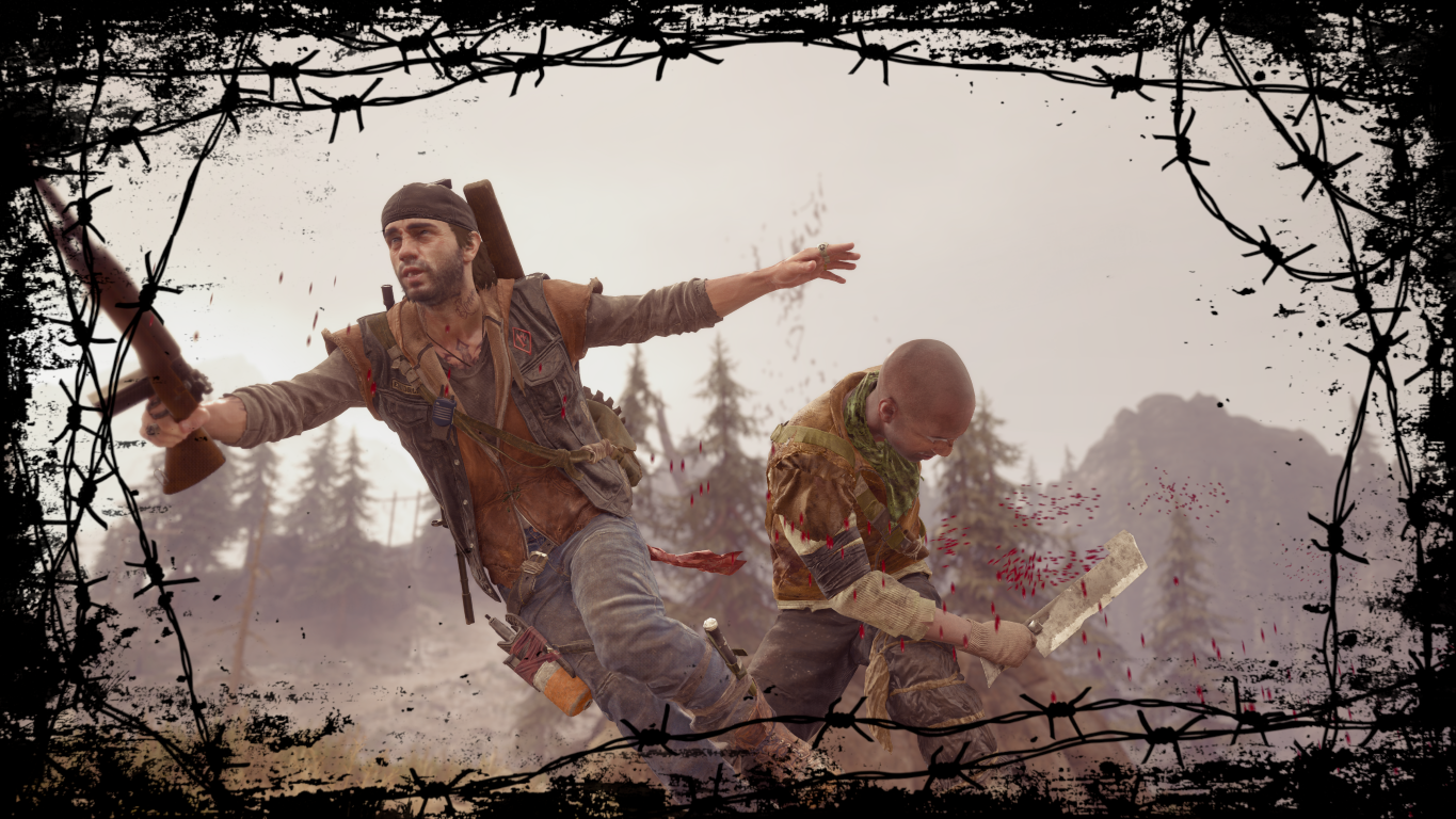 Playing Days Gone - A Zombie apocalypse  open world game